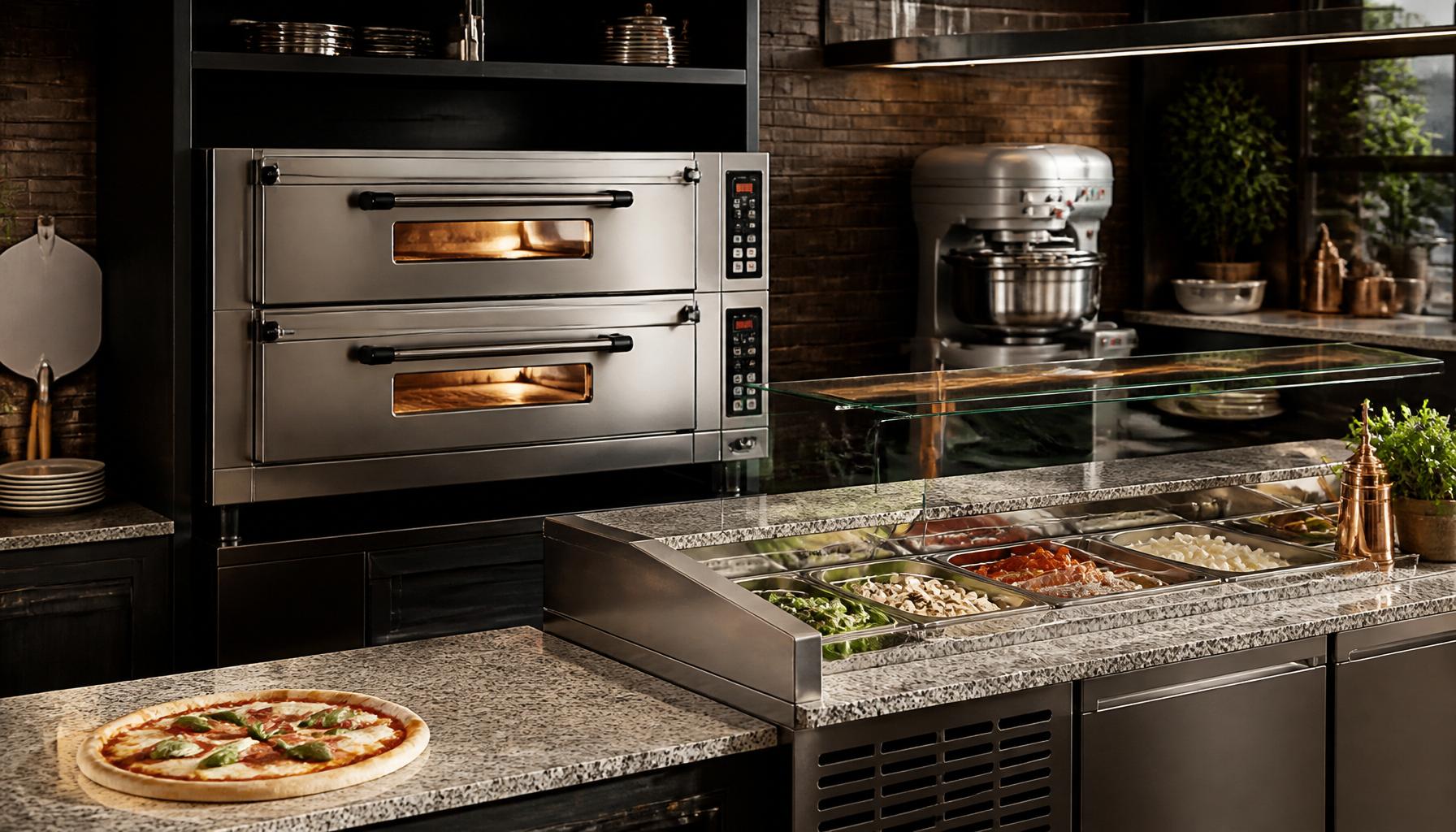 Attrezzature per pizzeria: guida completa a forno, banco pizza e impastatrice