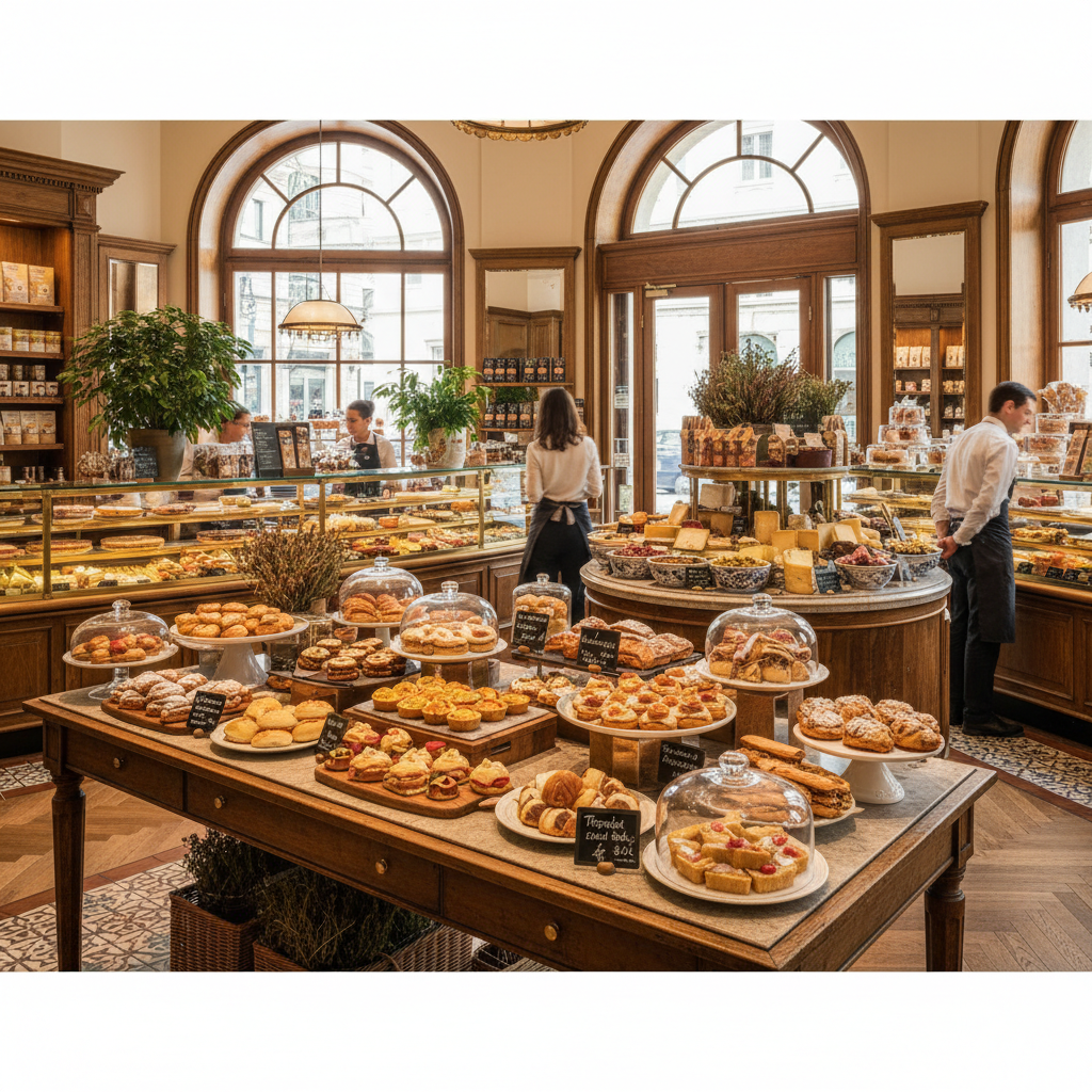 Espositori buffet e a isola