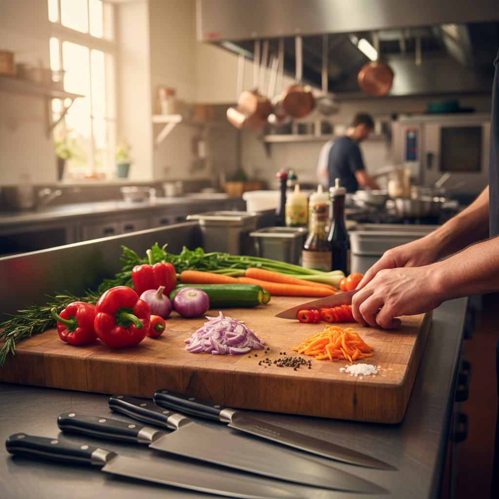 Taglio e preparazione alimenti