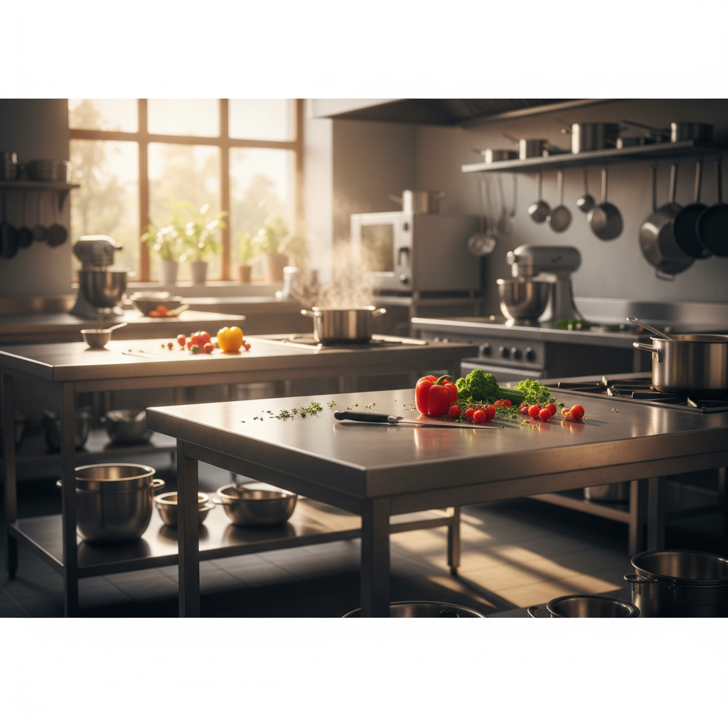 Tavoli Acciaio Inox