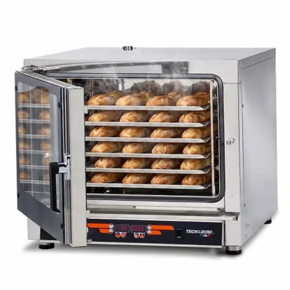 Forno elettrico combinato a convezione e vapore per gastronomia, panetteria e pasticceria 5 teglie