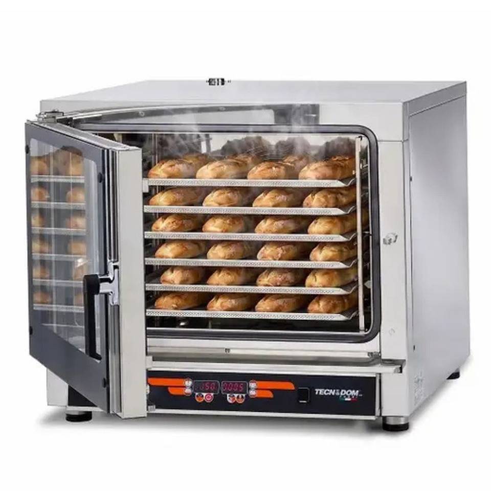 Forno elettrico combinato a convezione e vapore per gastronomia, panetteria e pasticceria 5 teglie – immagine 1