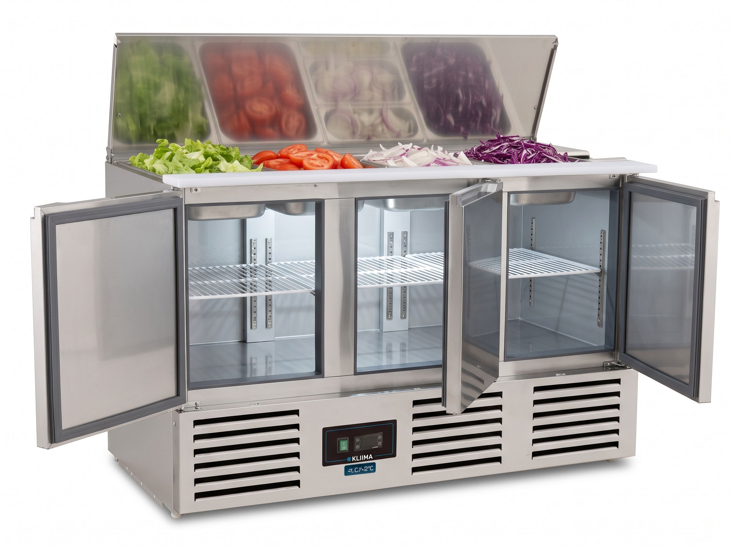 SALADETTE REFRIGERATA POSITIVA STATICA 3 PORTE
