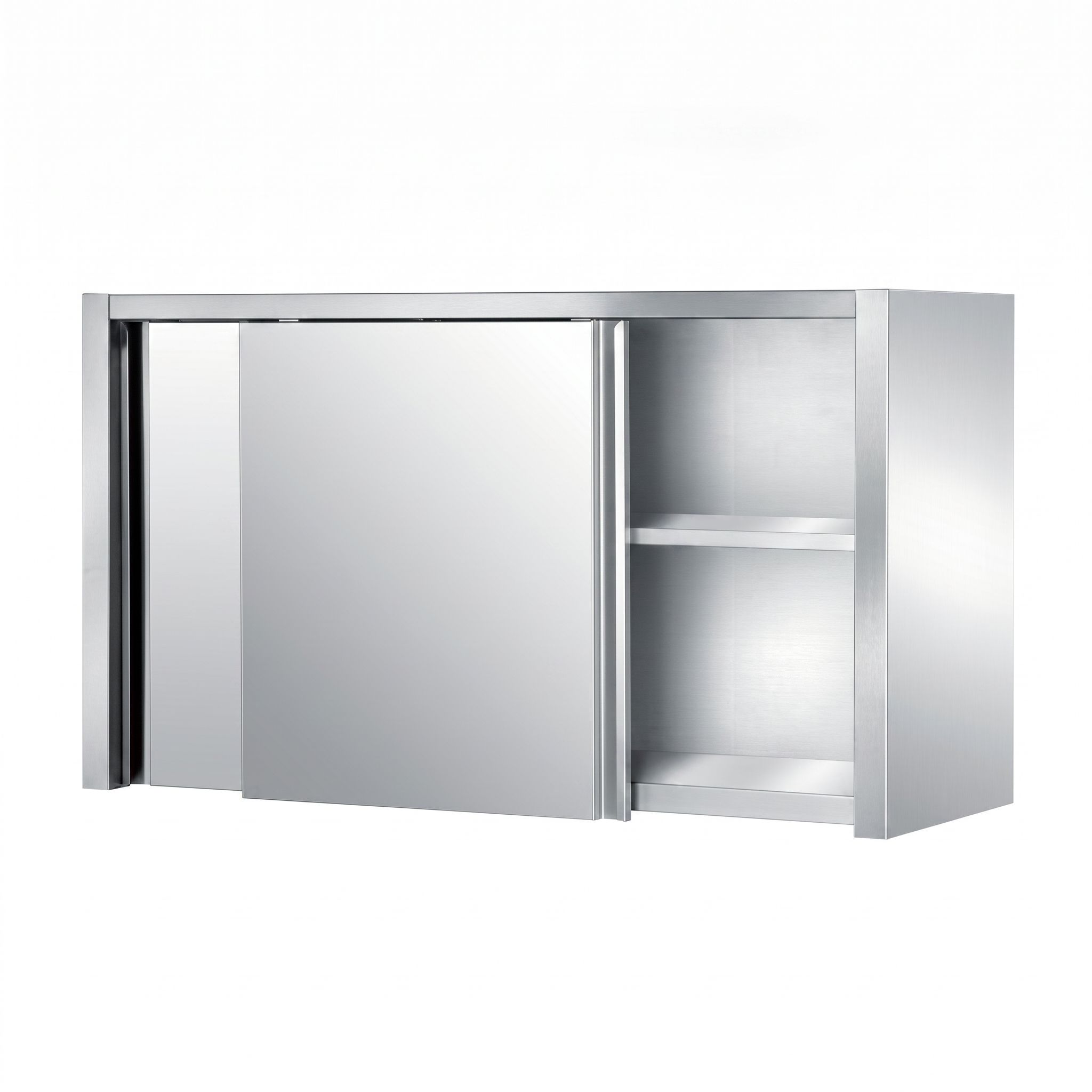 Pensile Inox Con ante Scorrevole — Organizzazione e Igiene Cucina Professionale