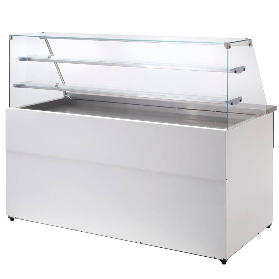 Vetrina Frigo Drop-In Refrigerata Tecnodom Puntok 2 Mensole +2/+6°C – immagine 1