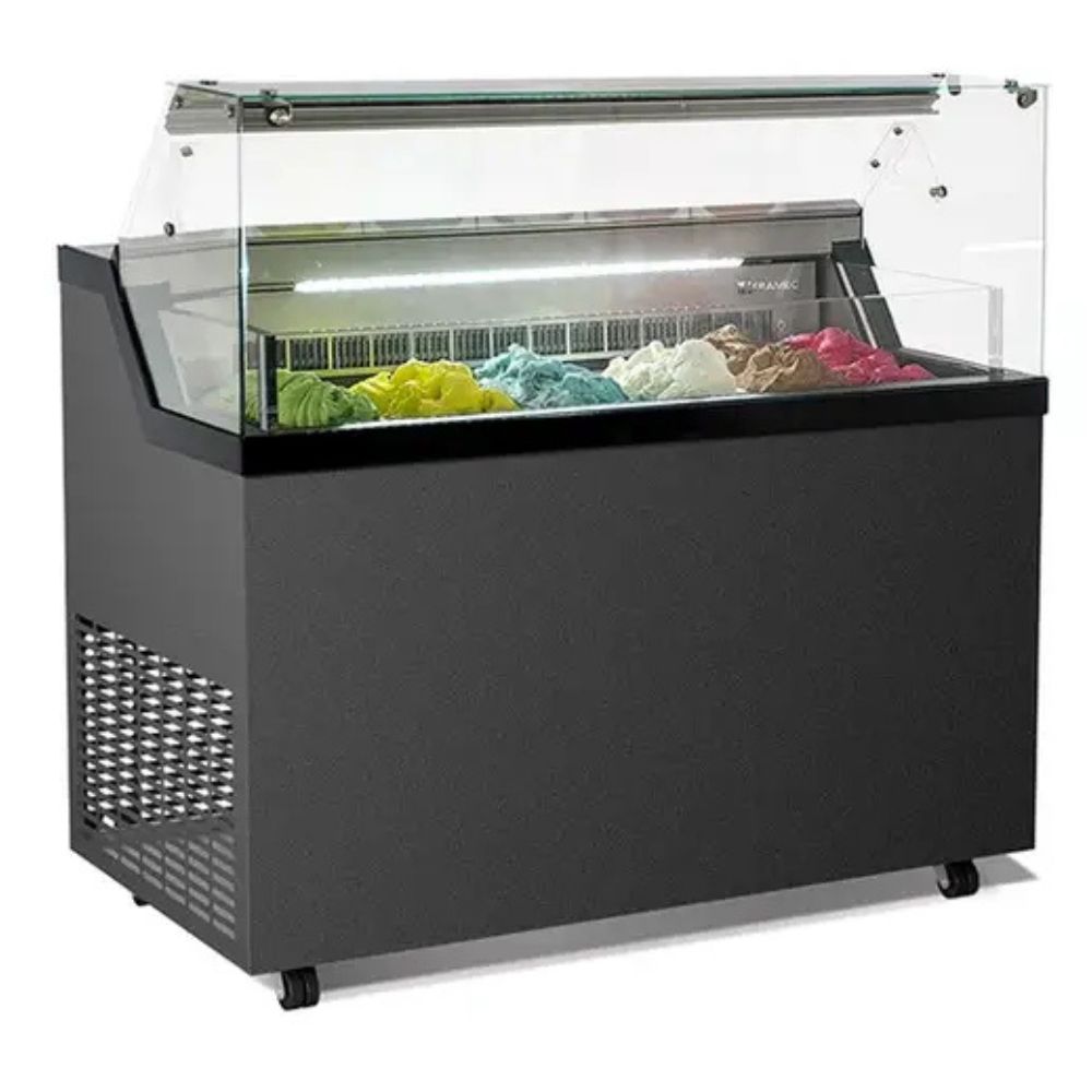 Vetrina Refrigerata Gelato e Pasticceria Framec MIRABELLA C — Vetro Curvo