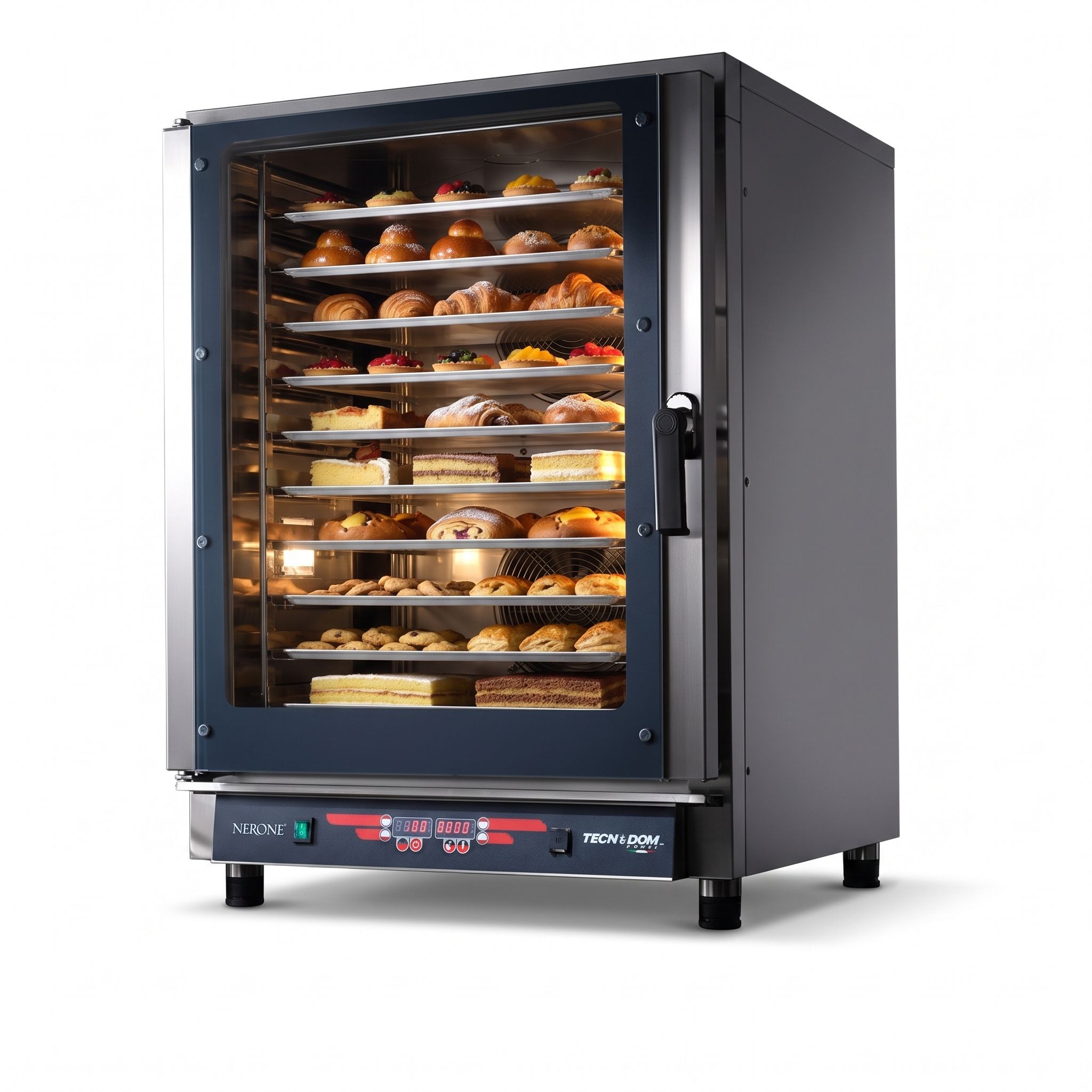 Forno Convezione Vapore Ristomania Tecnodom 10 Teglie — Cotture Perfette Pasticceria