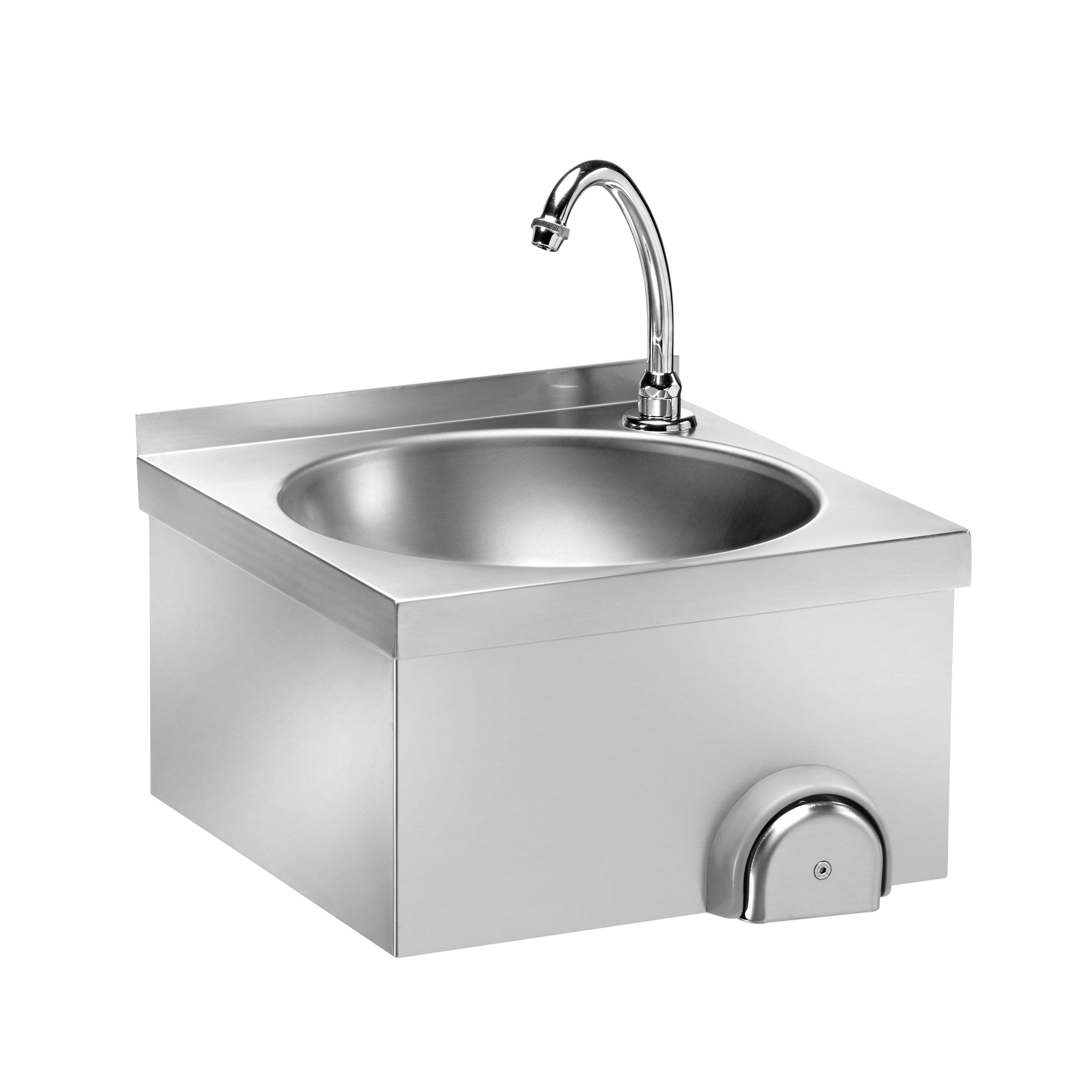 Lavamani Inox 40x40cm — Igiene e Praticità per la Ristorazione