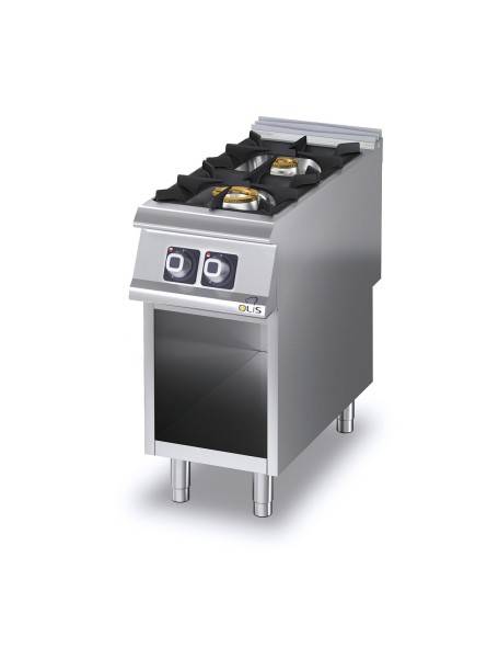 Cucina a gas 2 fuochi Olis — Efficienza compatta per la tua cucina HoReCa – immagine 1