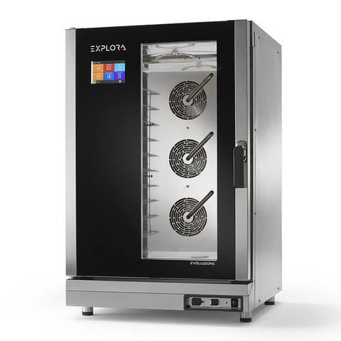 Forno Combimix Tecnodom EXPLORA Touch 10 Teglie — Massima Efficienza in Cucina
