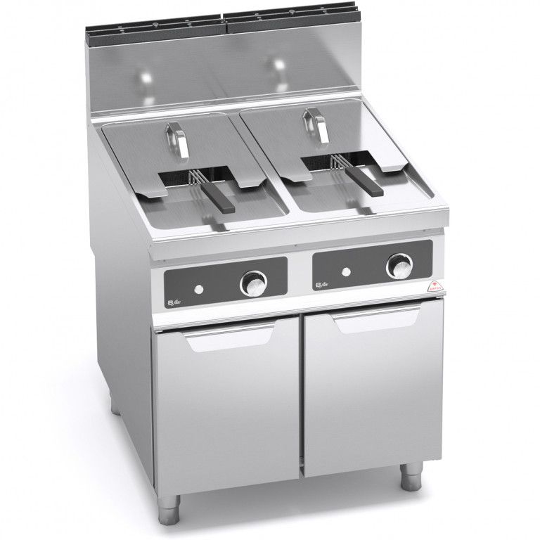 Friggitrice a gas Ristomania Berto's 18+18L — Efficienza e precisione Horeca