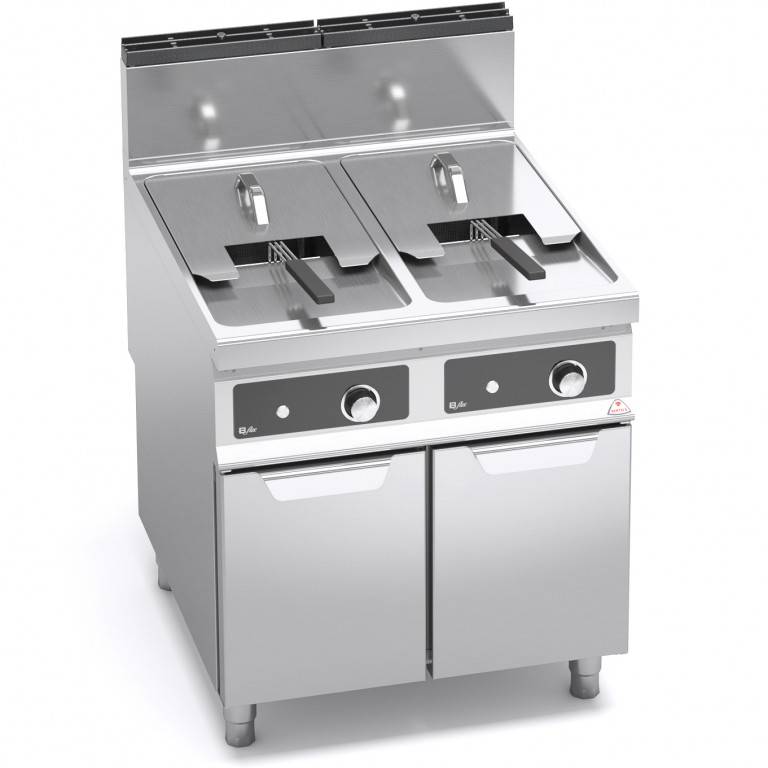 Friggitrice a gas Ristomania Berto's 18+18L — Efficienza e precisione Horeca – immagine 1