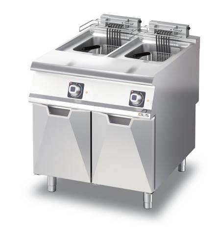 Friggitrice Elettrica Ristomania Olis 2 Vasche 15L — Massima Efficienza in Cucina
