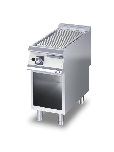 Fry Top Gas Olis M40 Rigato Ristomania — Pietanze Perfette e Veloci
