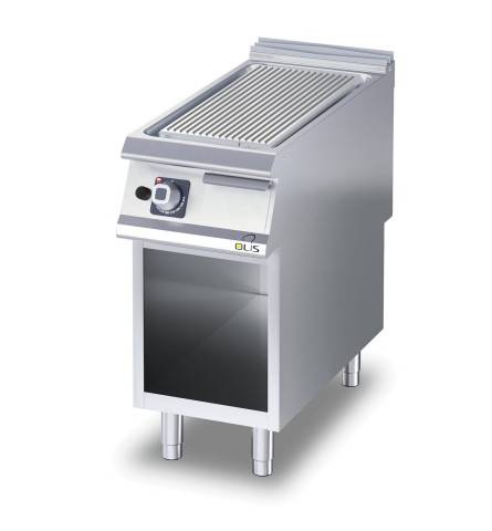 Fry Top Gas Olis M40 Rigato Ristomania — Pietanze Perfette e Veloci