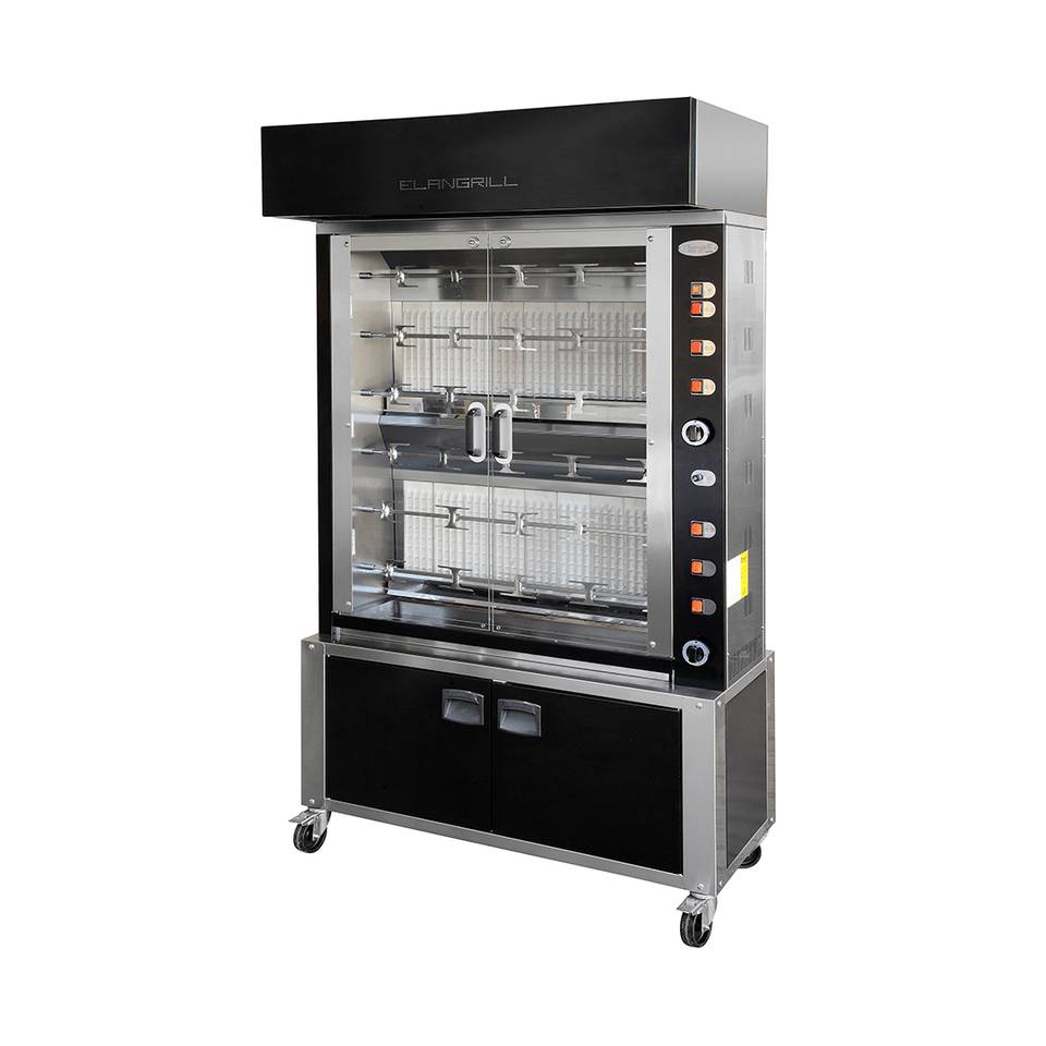 Girarrosto Professionale Ristomania Elangrill Elba Plus 36P — Pollo Croccante e Succoso – immagine 1