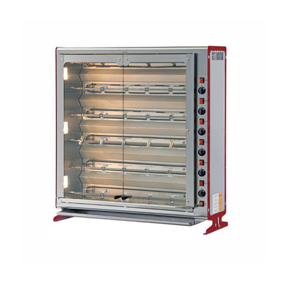 Girarrosto Verticale Ristomania Elangrill Elba 24P | 6 Aste — Motori Indipendenti – immagine 1