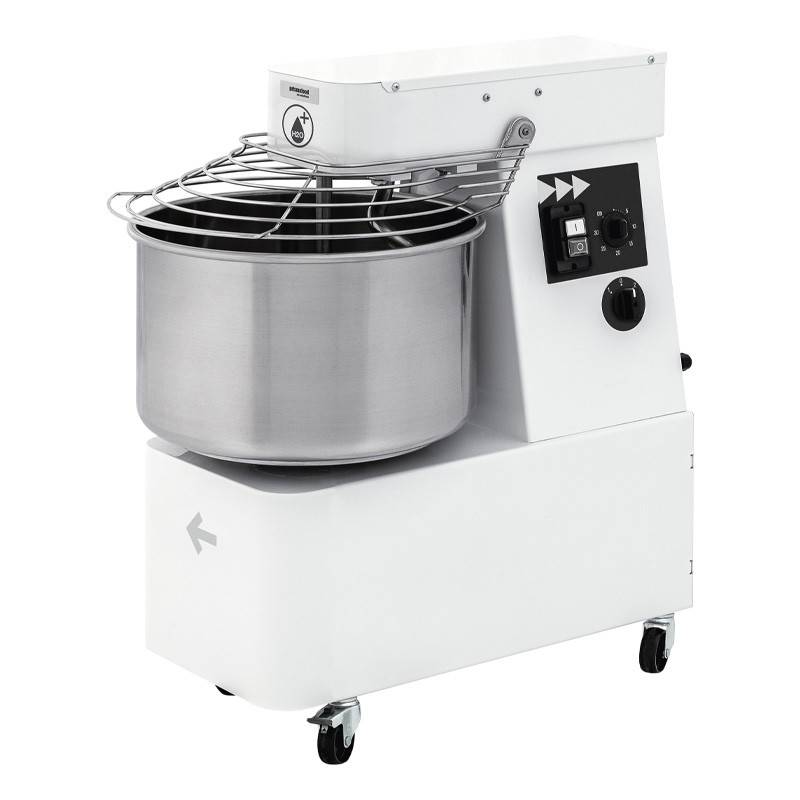 Impastatrice a spirale Prismafood IBT40-2V-H2O — Alta idratazione, 41 litri – immagine 1