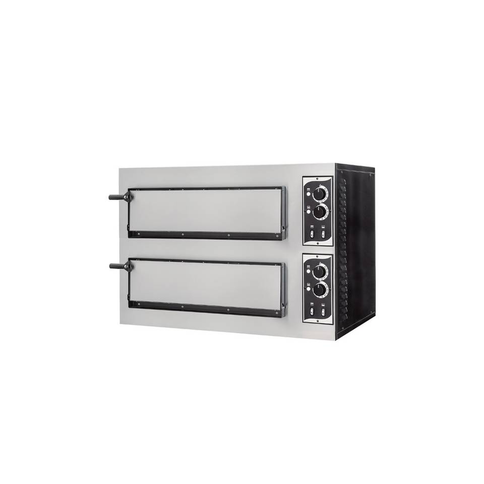 Forno Pizza Elettrico Basic 2/50 4T Doppia Camera Professionale – immagine 1
