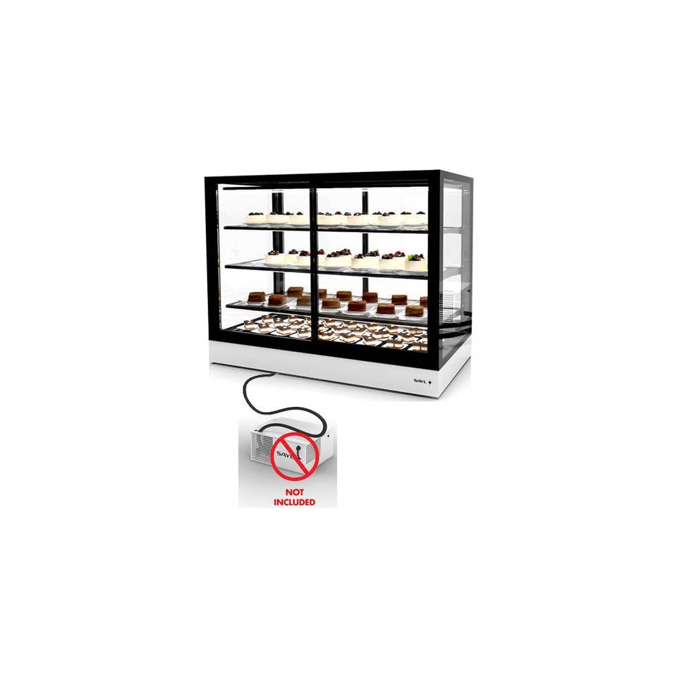 Vetrina Refrigerata Drop-in SAYL IN-120-90RAZ — 1200×900 mm Doppio Accesso Gruppo Remoto con LED – immagine 1