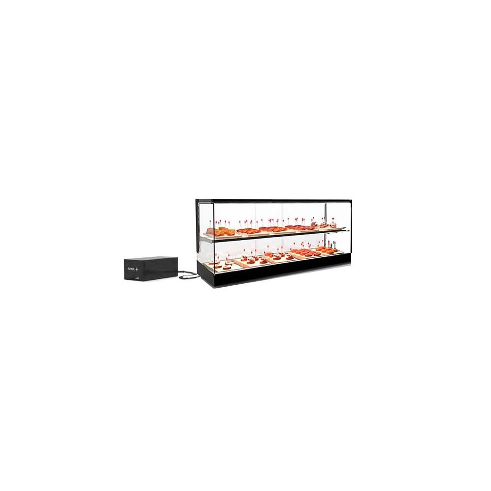 Vetrina Refrigerata da Banco SAYL VTLG26GRP-1 — 1190×395×465 mm, LED