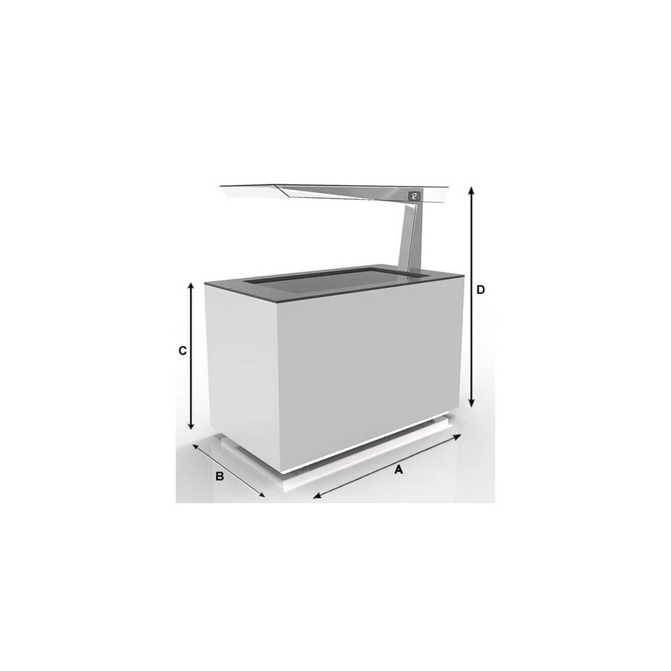 Buffet Neutro Sayl BUSA — Base con Ala di Protezione – immagine 1