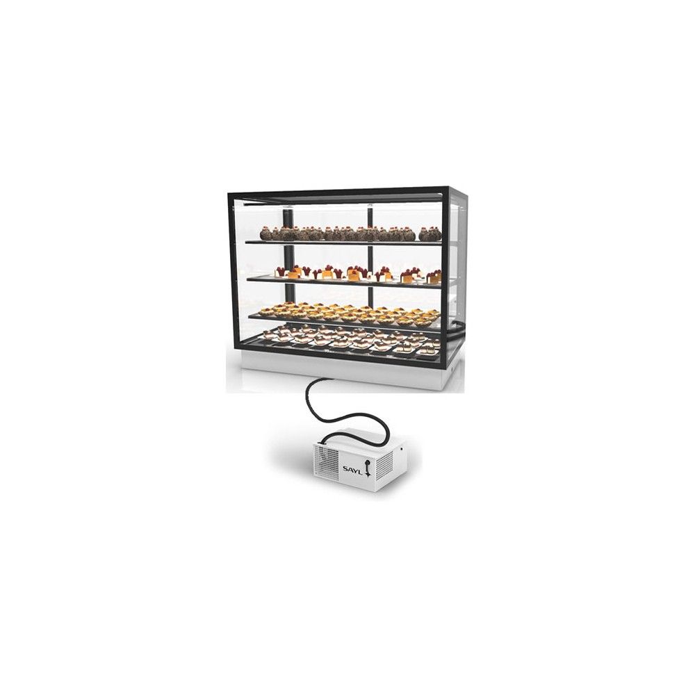 Vetrina Refrigerata da Banco SAYL DP-100-90R — 1000×900 mm con LED