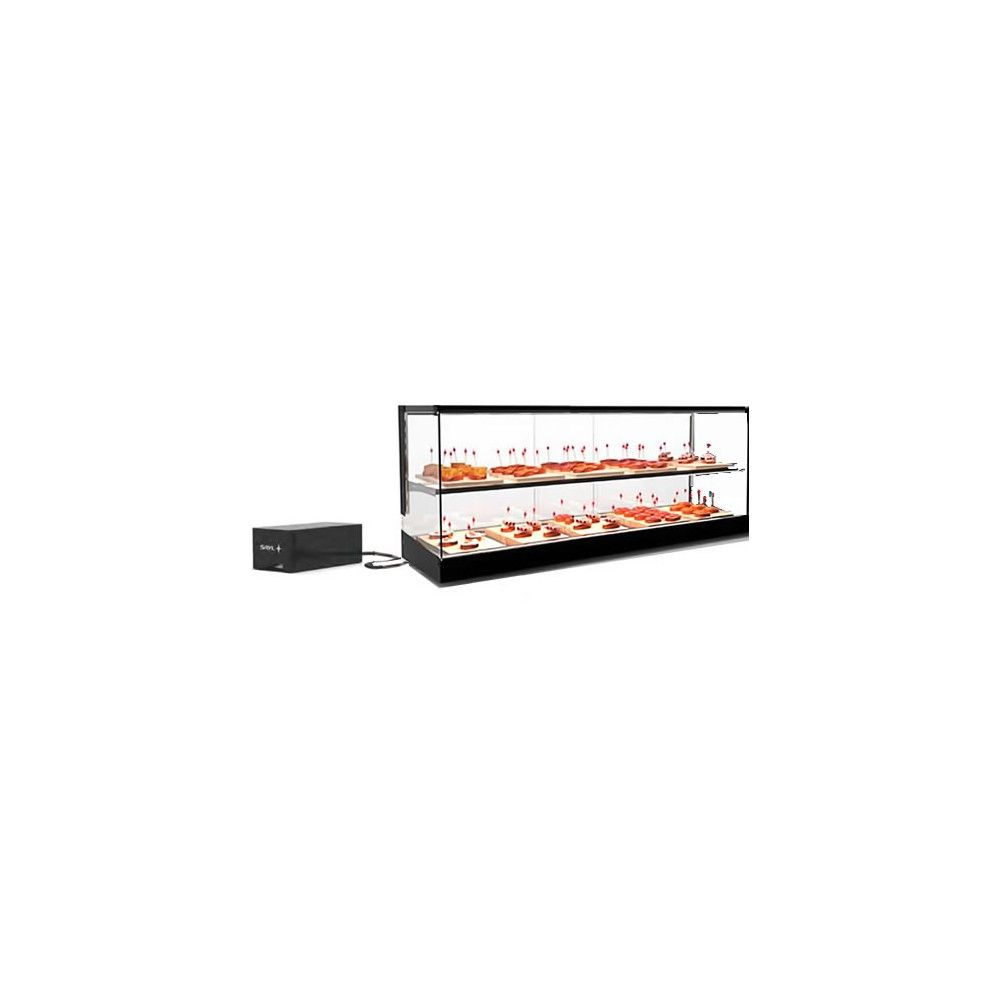 Vetrina Refrigerata da Banco SAYL VTLG28GRP-1 — 1540×395×460 mm, LED
