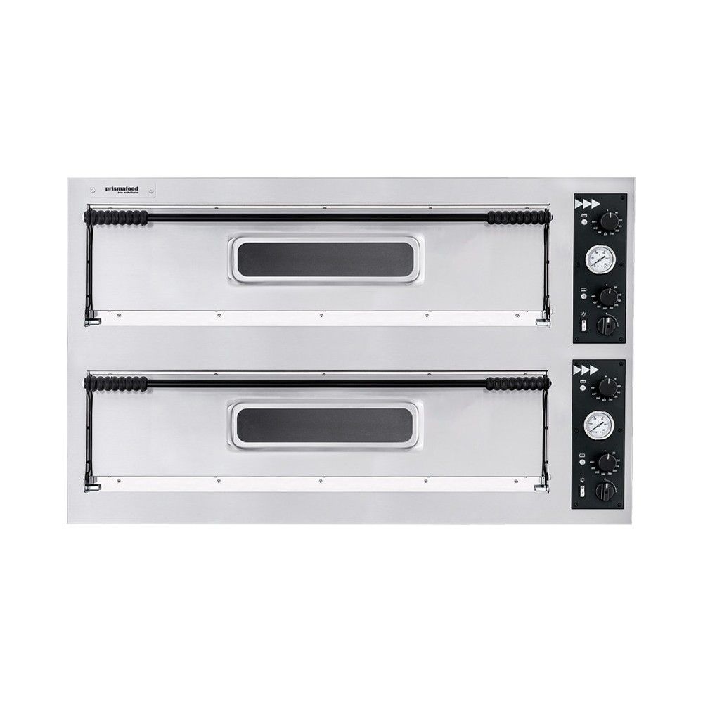 Forno Elettrico per Pizza 2 Camere 12kW Prismafood Basic XL 33L