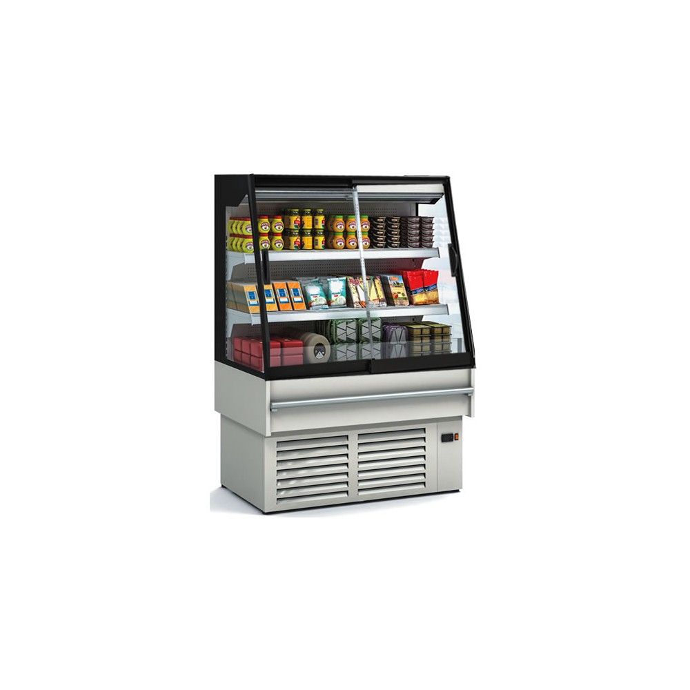 Murale Refrigerato Porta a Vetro Docriluc HCSVG112 — 1310 mm, 2 Ripiani