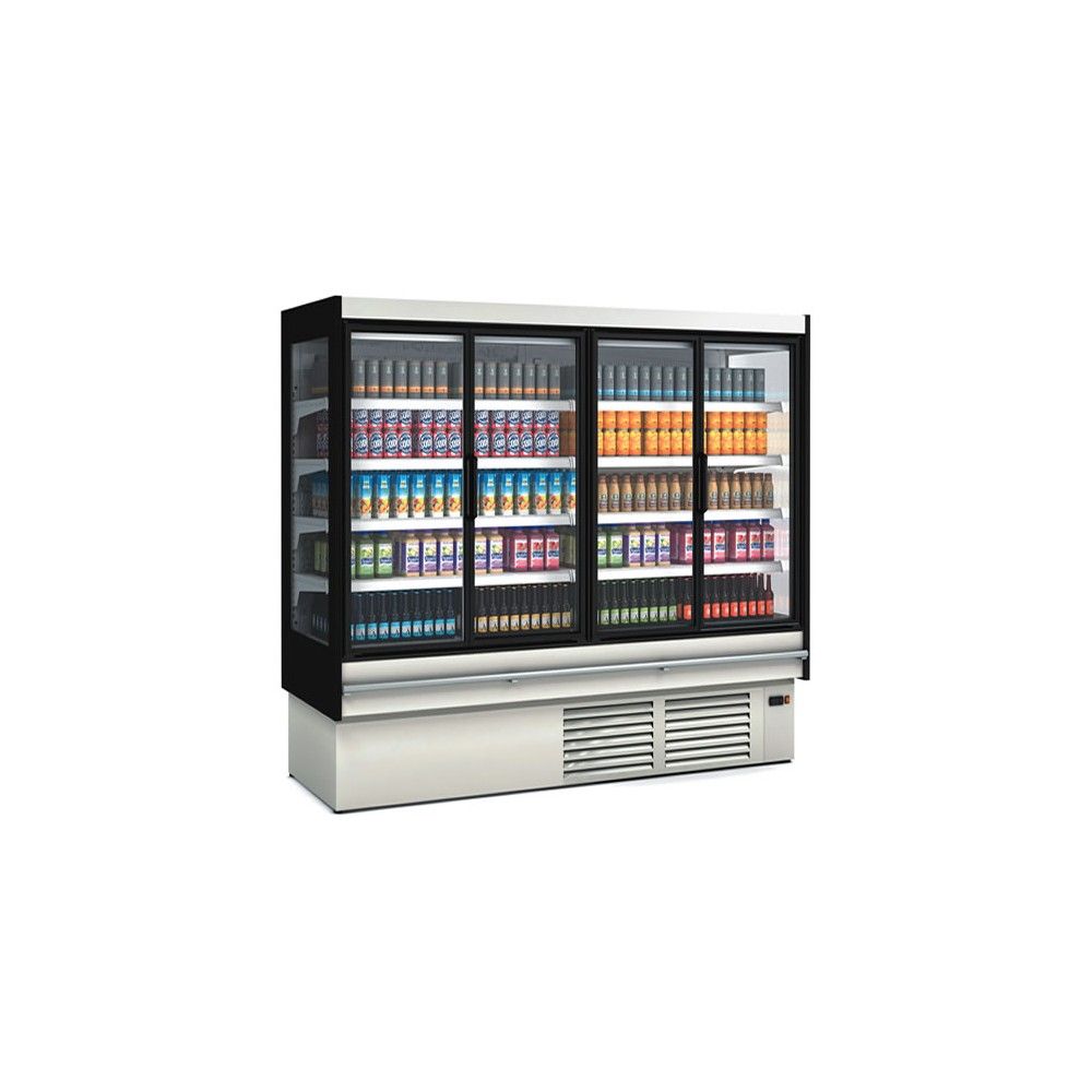 Murale Refrigerato Porta a Vetro Docriluc HCED8250PV — 2560 mm, 1463 L
