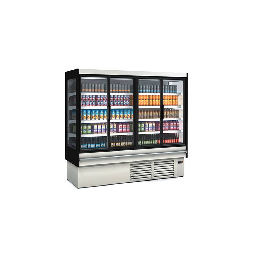 Murale Refrigerato Porta a Vetro Docriluc HCED8250PV — 2560 mm, 1463 L – immagine 1
