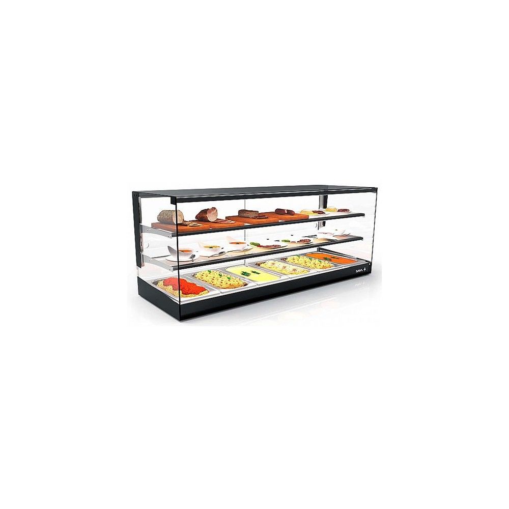 Vetrina Refrigerata SAYL CLO26B-2 — 1190×395×460 mm, LED