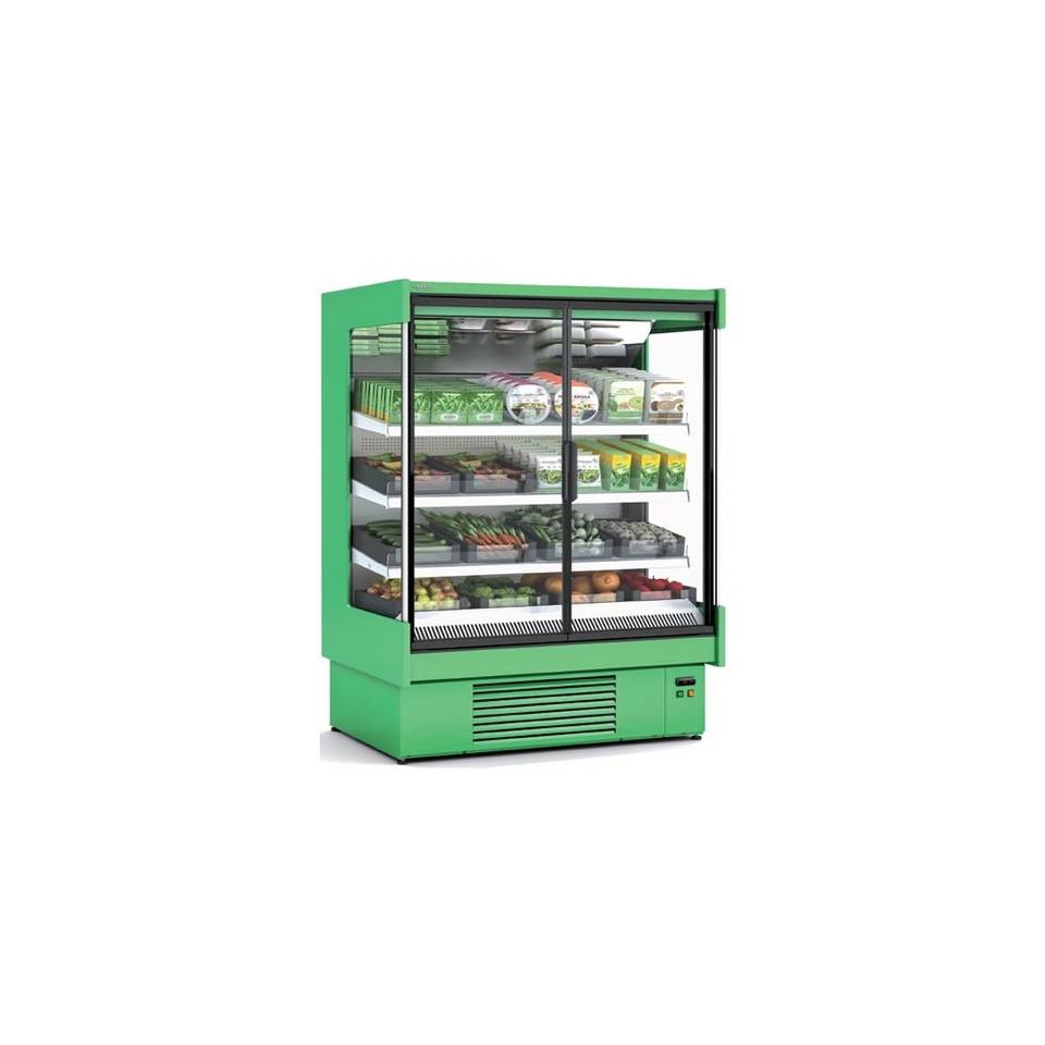 Murale Refrigerato Frutta e Verdura Docriluc HCEDV7160PV — 1623 mm, 6 Ripiani – immagine 1