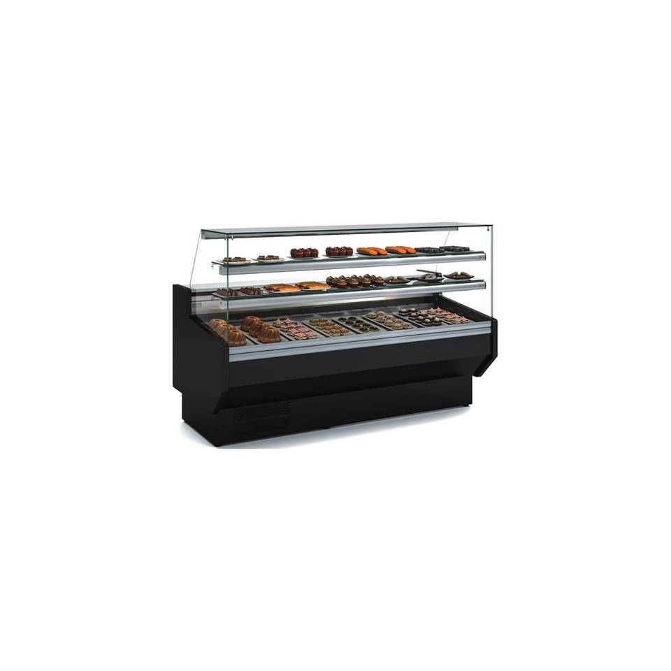 Vetrina Refrigerata Pasticceria Hotclass HCVEPD925RR Ventilata — 2465 mm – immagine 1