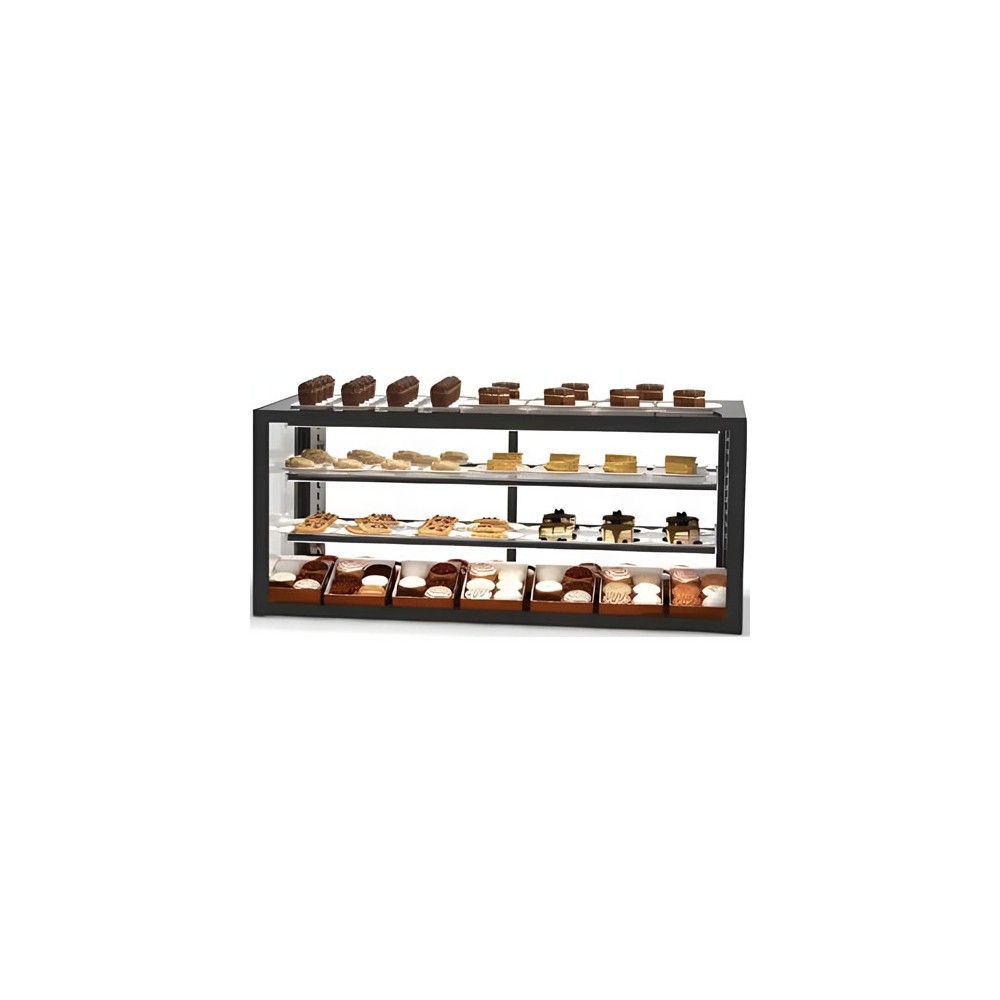 Vetrina Neutra da Banco Drop-in SAYL IN-120-50N — 1200×500 mm con LED