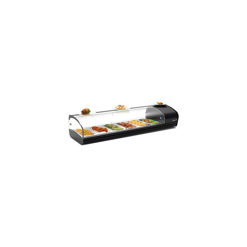 Vetrina Refrigerata Sushi da Banco SAYL SK6 — 1320×395×270 mm, +2/+6 °C, LED – immagine 1
