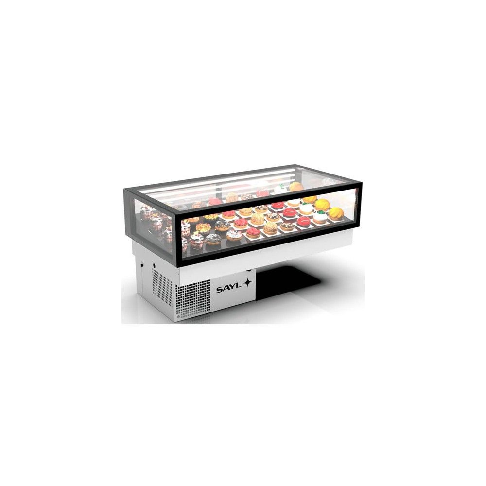 Vetrina Refrigerata da Banco SAYL DP-120-20 — 1200×600×265 mm, +2/+6 °C, LED