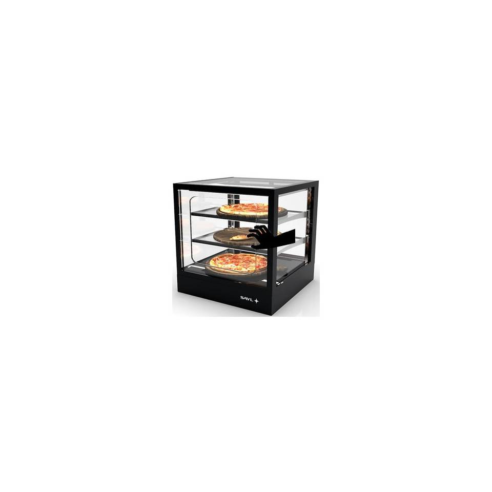 Vetrina Calda Grab & Go Drop-in SAYL IN-60-60CG — 600×600 mm con LED – immagine 1