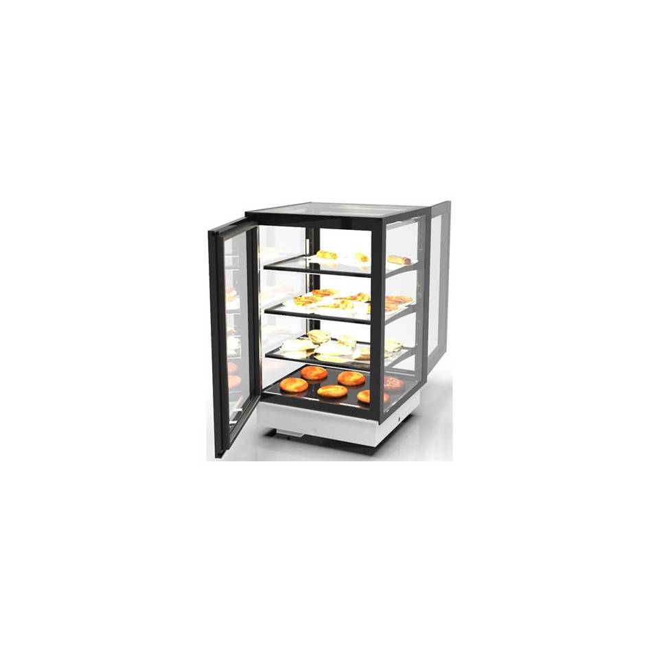 Vetrina Calda Doppio Accesso da Banco SAYL DP-60-80CA — 600×600×815 mm, LED – immagine 1