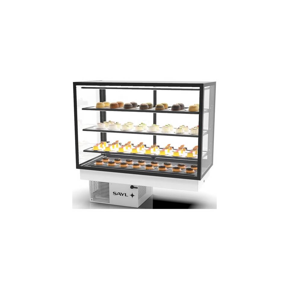 Vetrina Refrigerata da Banco SAYL DP-120-80 — 1200×600×815 mm, +2/+6 °C, LED – immagine 1
