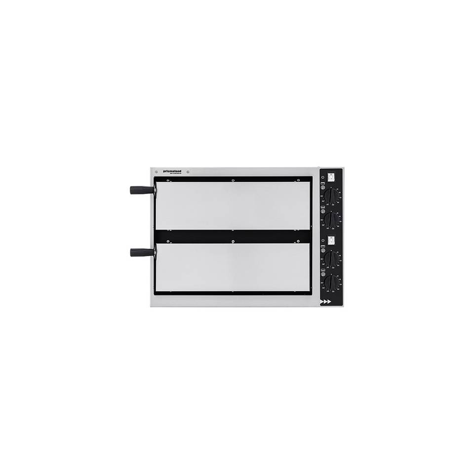 Forno Pizza Elettrico Basic 2/40 4T Doppia Camera Indipendente – immagine 1