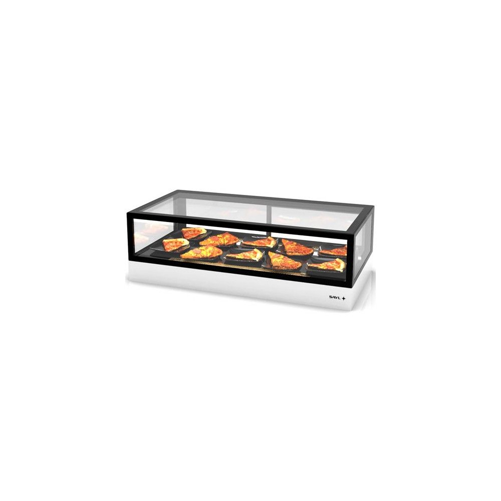 Vetrina Calda da Banco Drop-in SAYL IN-120-40C — 1200×400 mm, +70 °C con LED