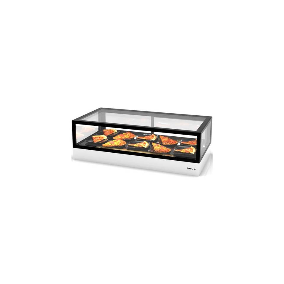 Vetrina Calda da Banco Drop-in SAYL IN-120-40C — 1200×400 mm, +70 °C con LED – immagine 1