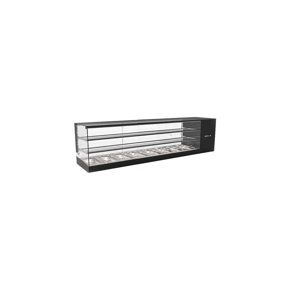 Vetrina Refrigerata da Banco SAYL VTLG28-2 — 1680×380×460 mm, LED
