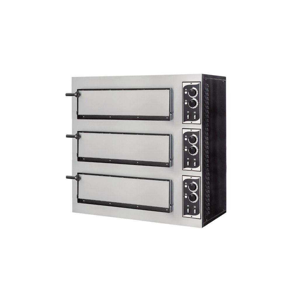 Forno Pizza Elettrico Basic 3/50 6T a 3 Camere 450 Gradi