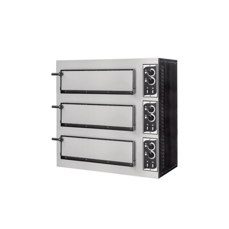Forno Pizza Elettrico Basic 3/50 6T a 3 Camere 450 Gradi – immagine 1