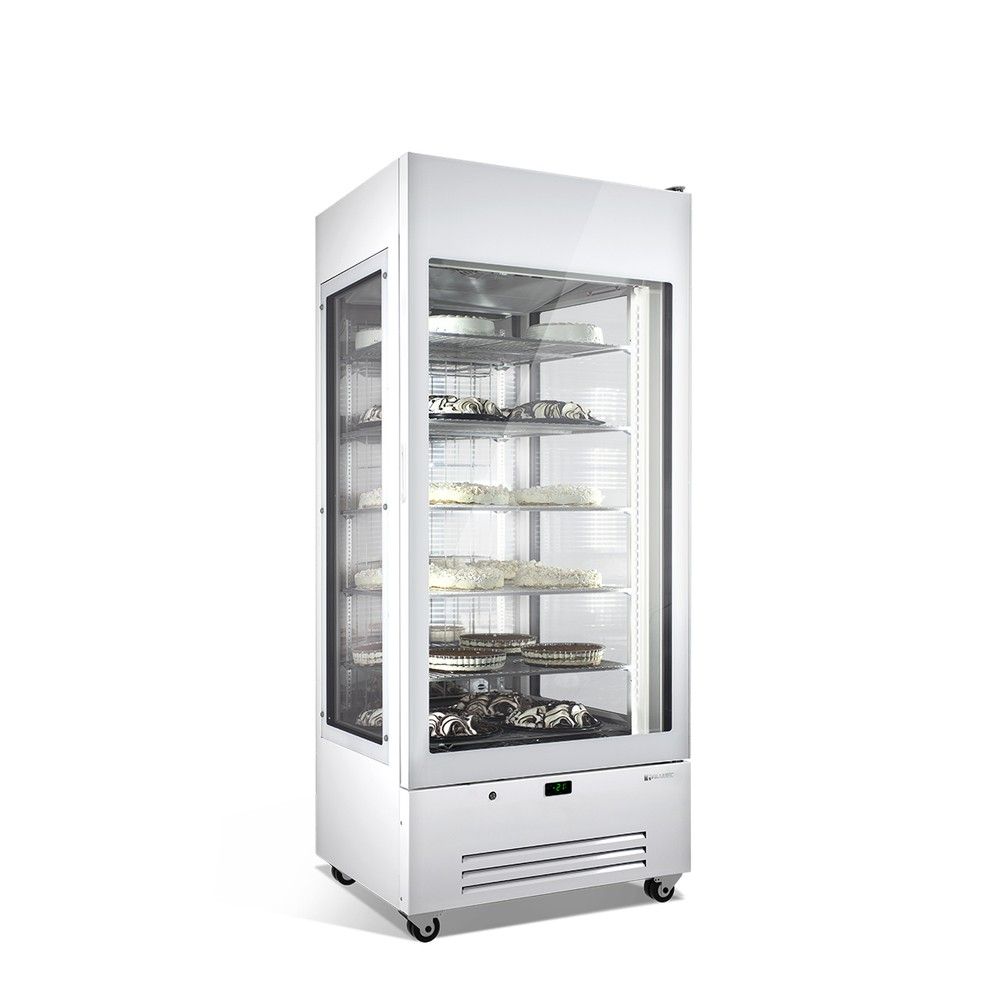Vetrina Gelato Framec VENERE 90 White — 18 Gusti Ampia Capienza