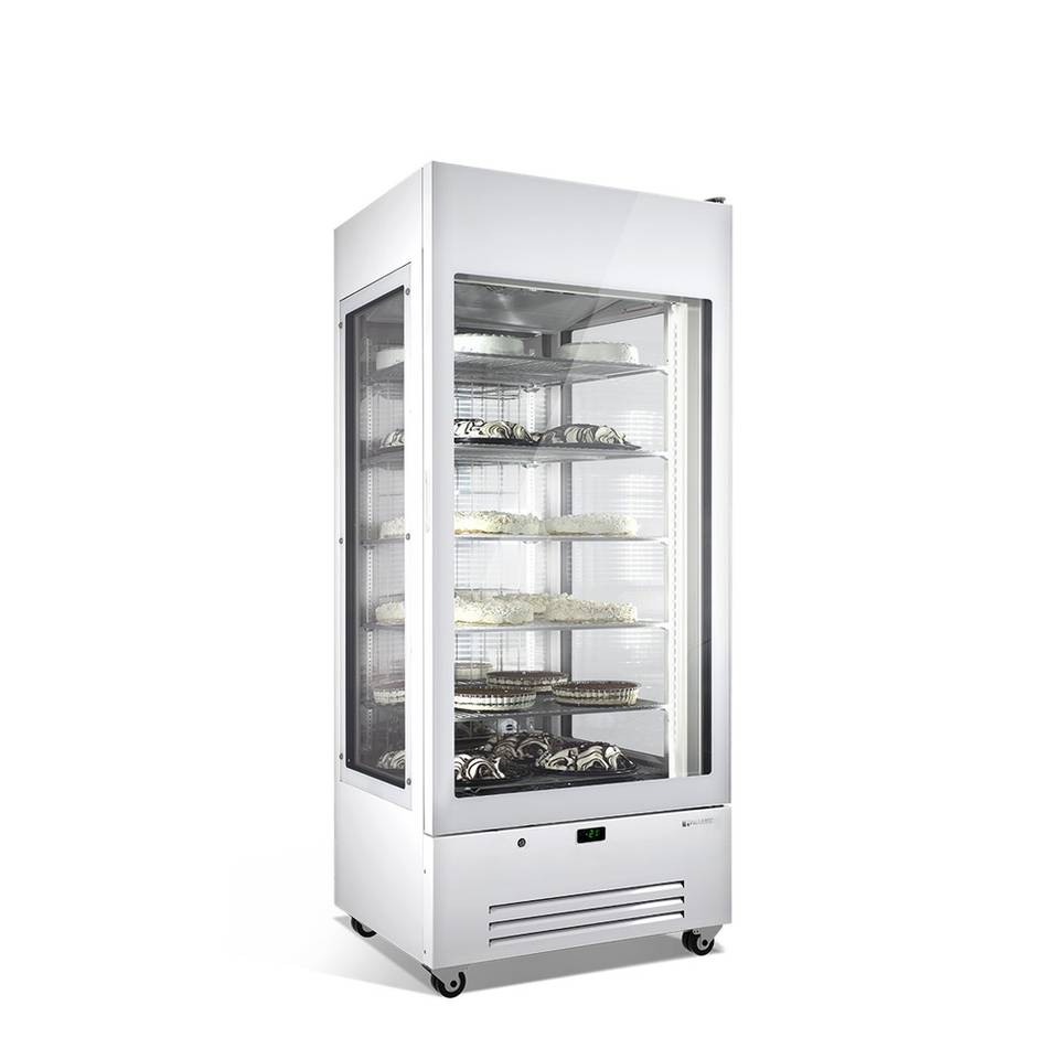 Vetrina Gelato Framec VENERE 90 White — 18 Gusti Ampia Capienza – immagine 1