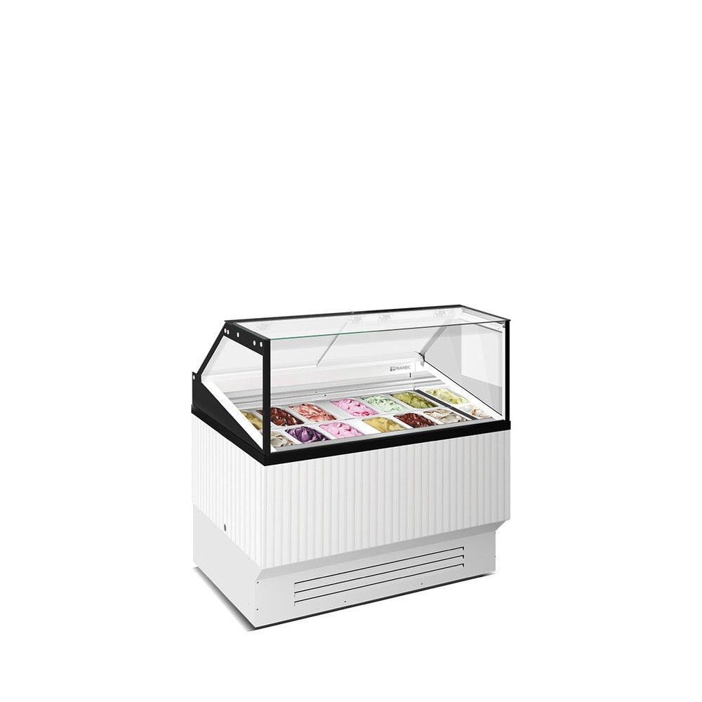 Vetrina Refrigerata Framec RIMINI WHITE — Gelato e Pasticceria Dual Temp